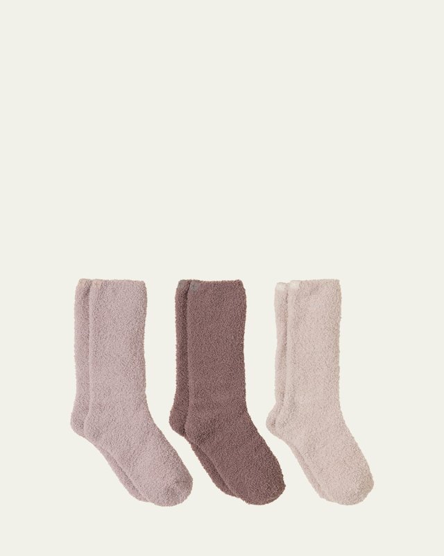 CozyChic Crew Socks 3-Pack